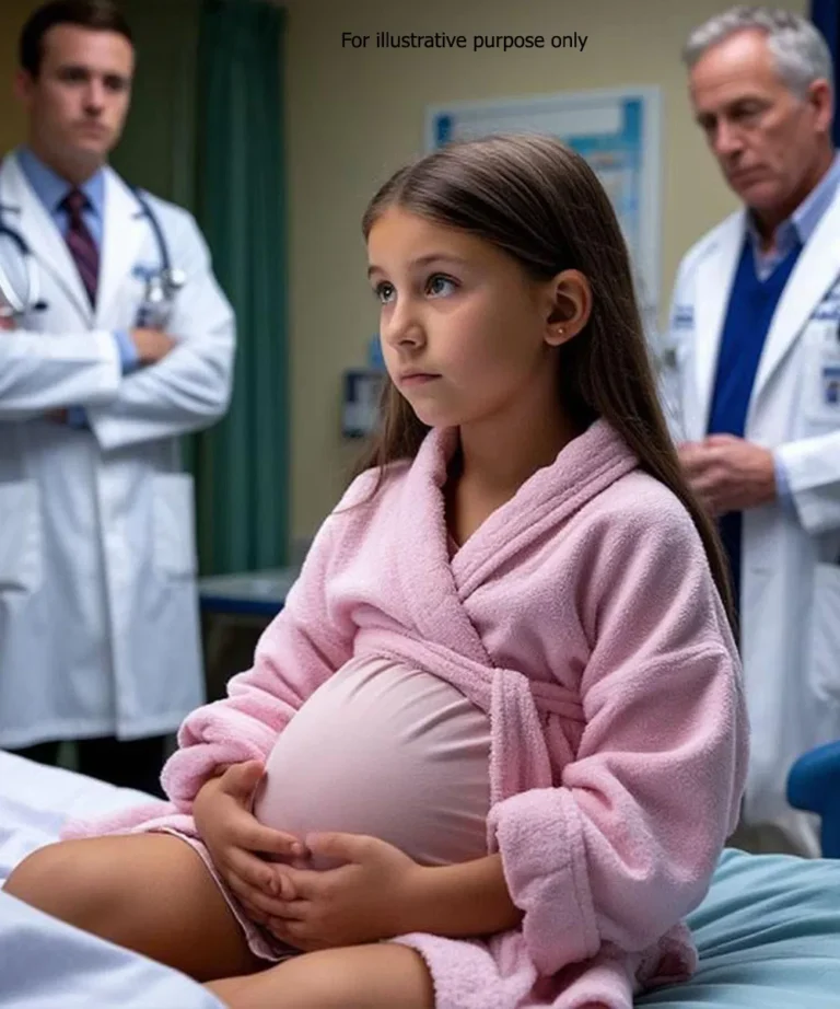 A stepfather brought his 10-year-old stepdaughter with a huge belly to the clinic — the doctors turned pale after examining her