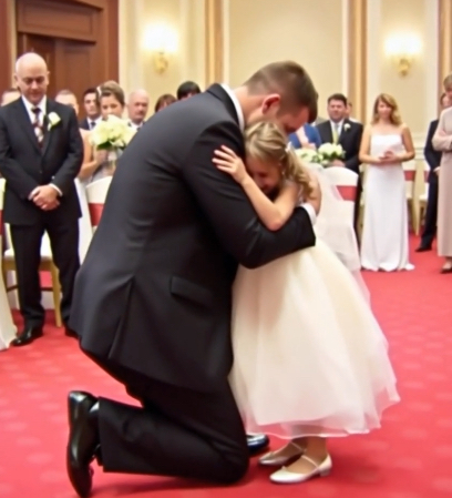 At the altar, my six-year-old daughter begged me, “Don’t leave me with the new mom…”