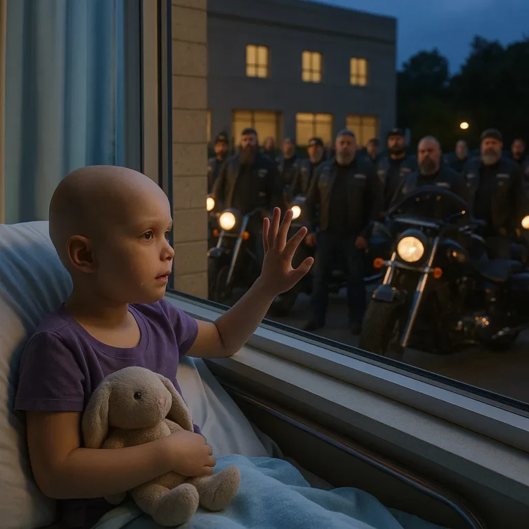 Sixty-Three Bikers Arrived Outside My Terminally Ill Daughter’s Hospital Window At 7 PM