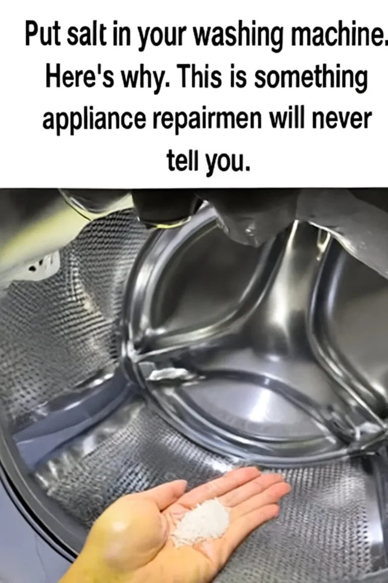 Put salt in your washing machine. Here’s why.