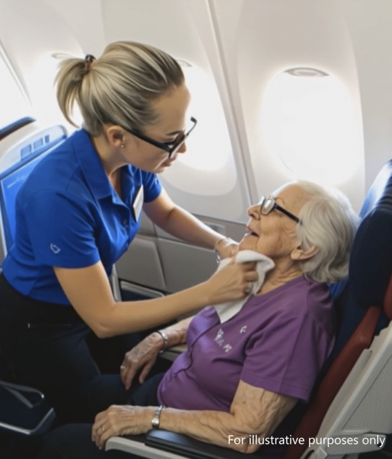 Saved a 62-Year-Old Woman’s Life at 35,000 Feet — Two Years Later, She Knocked on My Door With an Unbelievable Gift